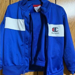 Champion Kids Royal Blue Jacket with White Accents
